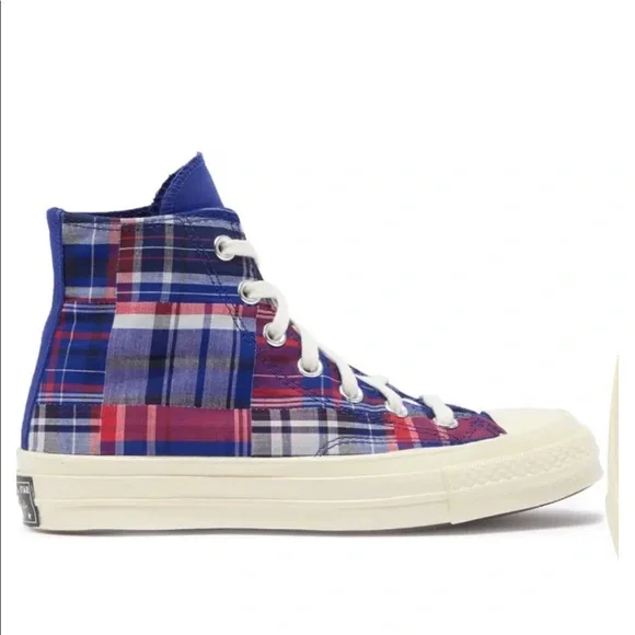 Converse Shoes Chuck High Top Rush Plaid Sneaker Size